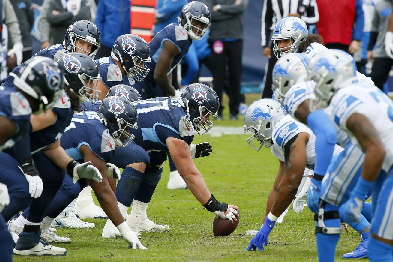 Detroit Lions v Tennessee Titans