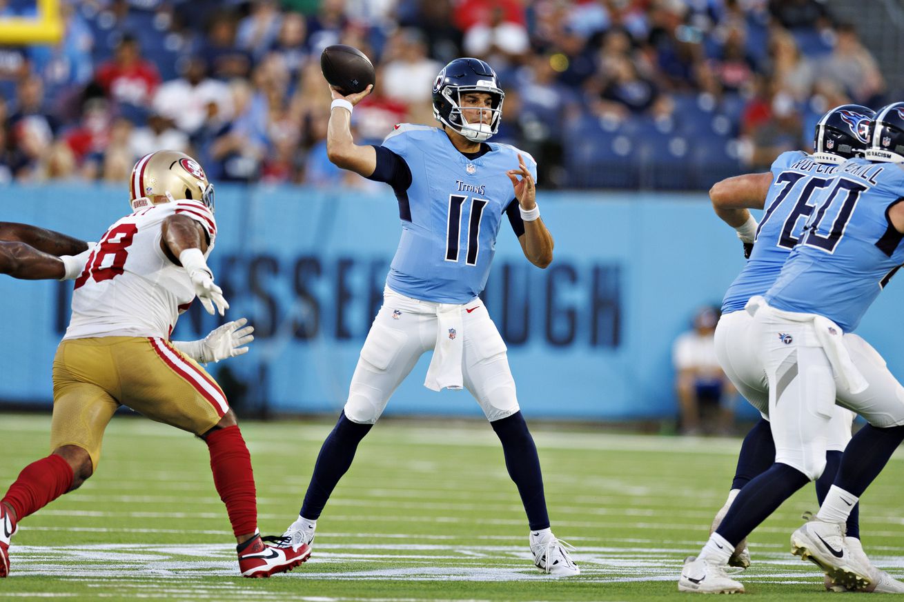 San Francisco 49ers v Tennessee Titans