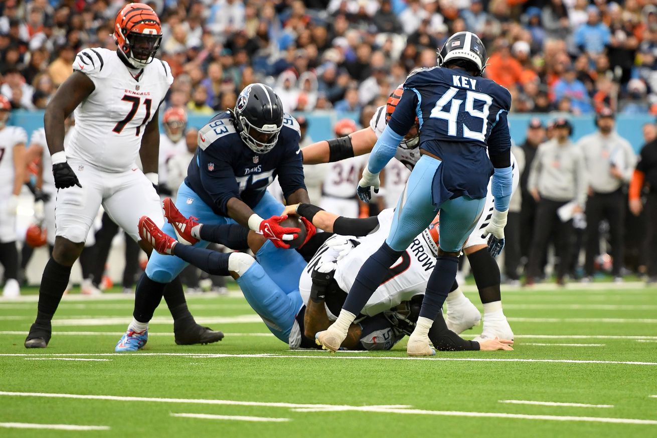 NFL: Cincinnati Bengals at Tennessee Titans