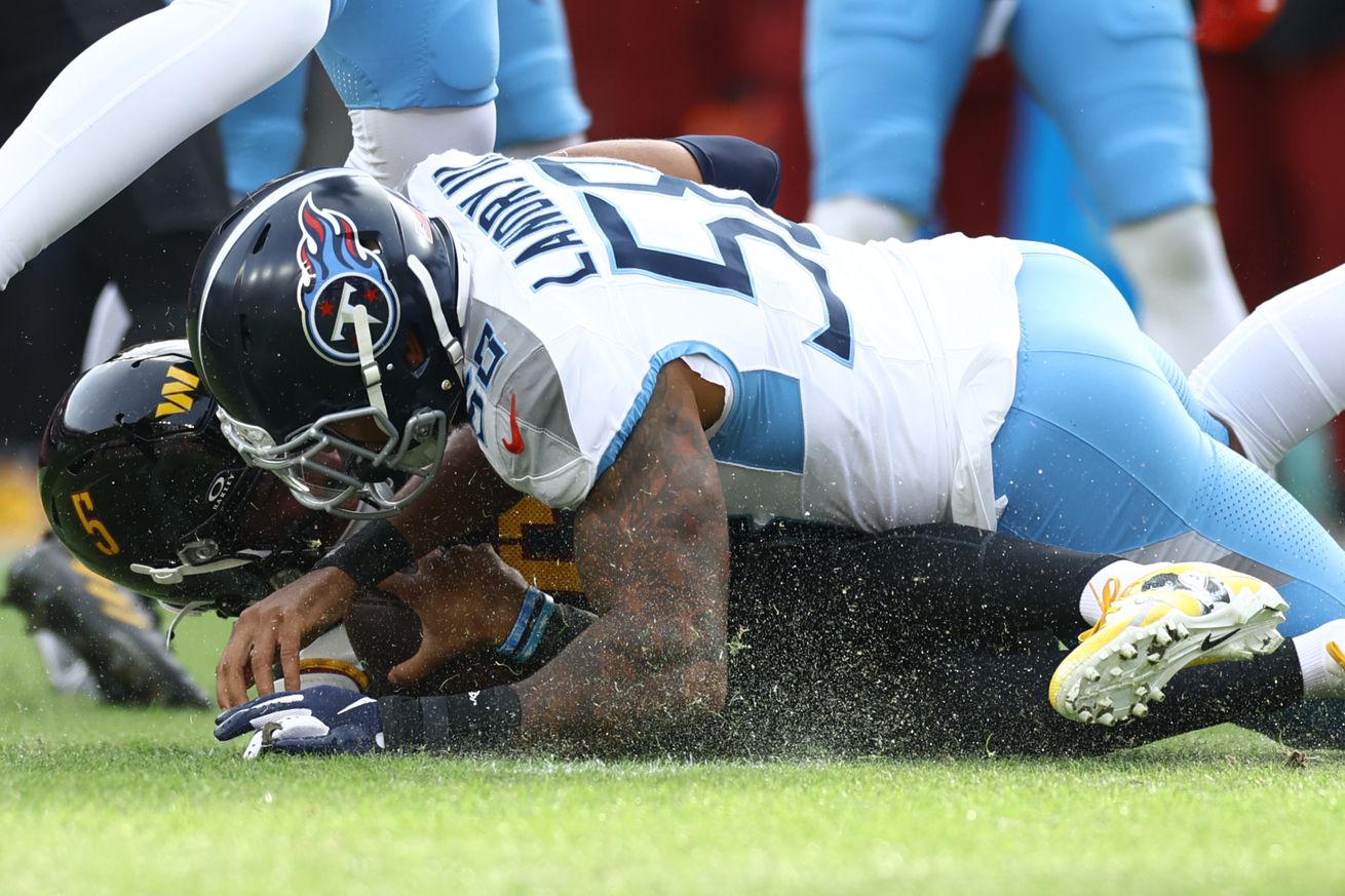 Tennessee Titans v Washington Commanders