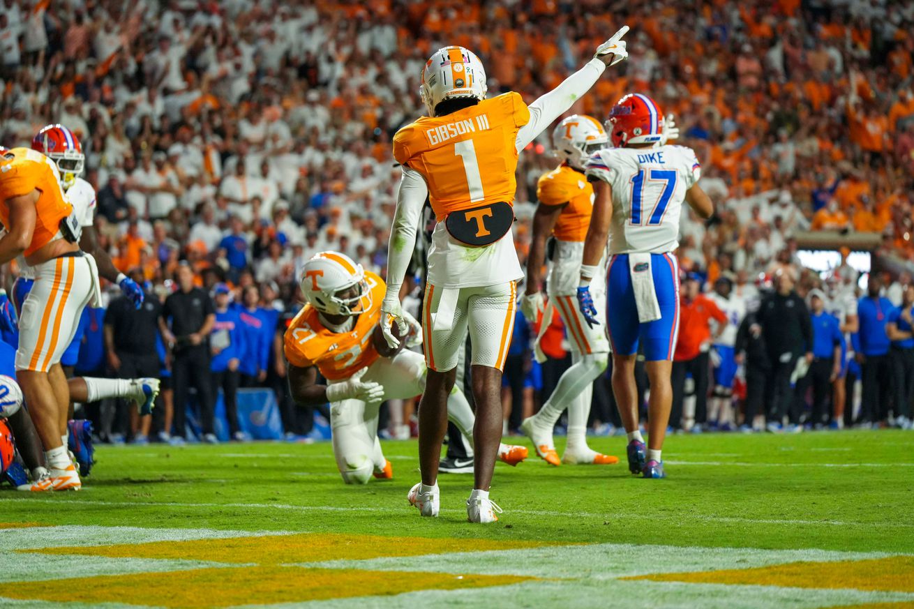 NCAA Football: Florida at Tennessee